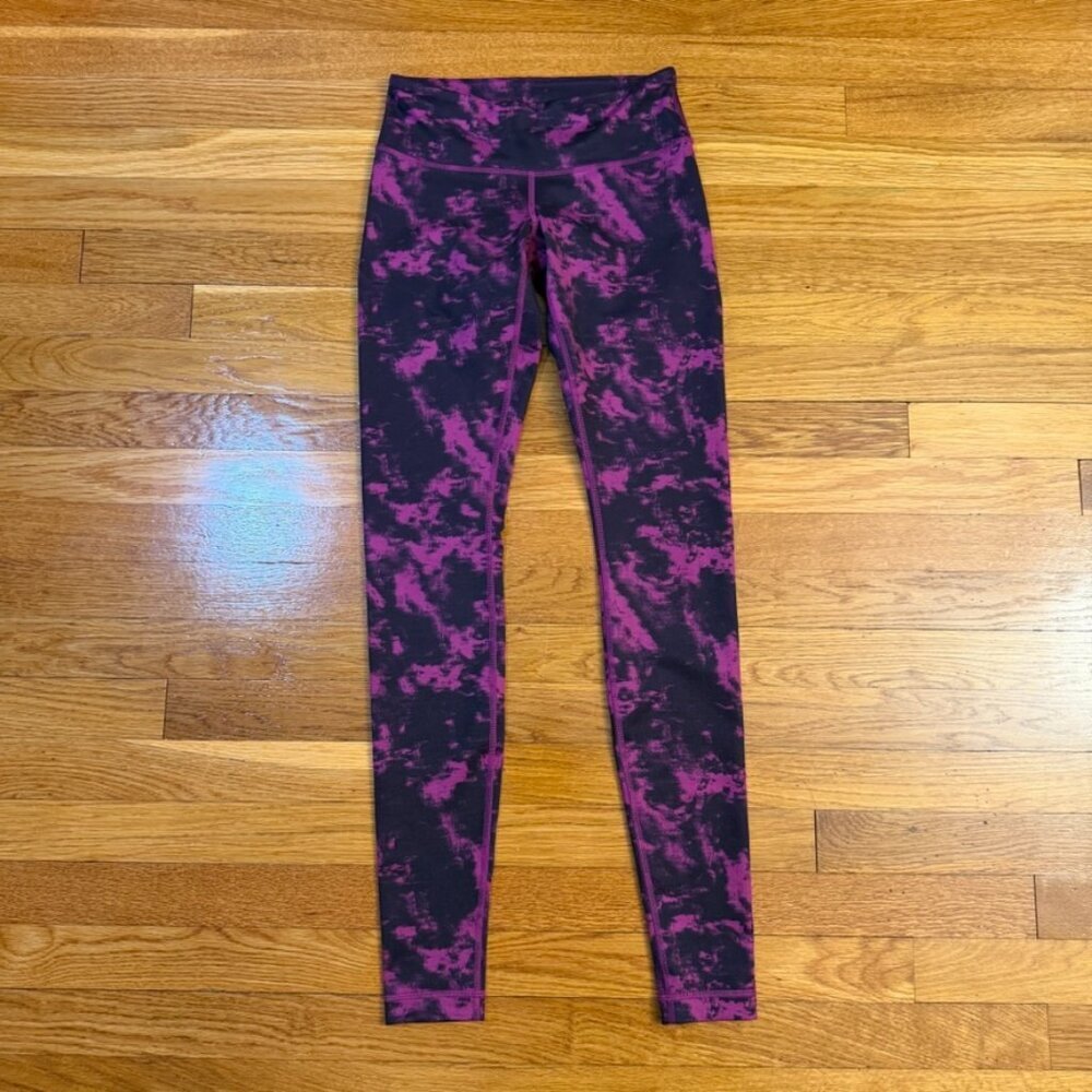 Lululemon Wunder Under Pant *Full-On Luon Breezie Regal Plum Black - Size 4